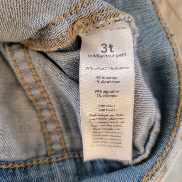 Carters Toddler Denim Jacket Size 3T 99% Cotton 1% Elastane - Picture 4 of 4